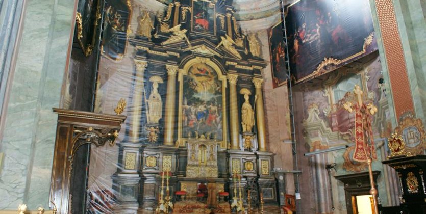 Remont Ołtarza Głównego w Archikatedrze Lubelskiej