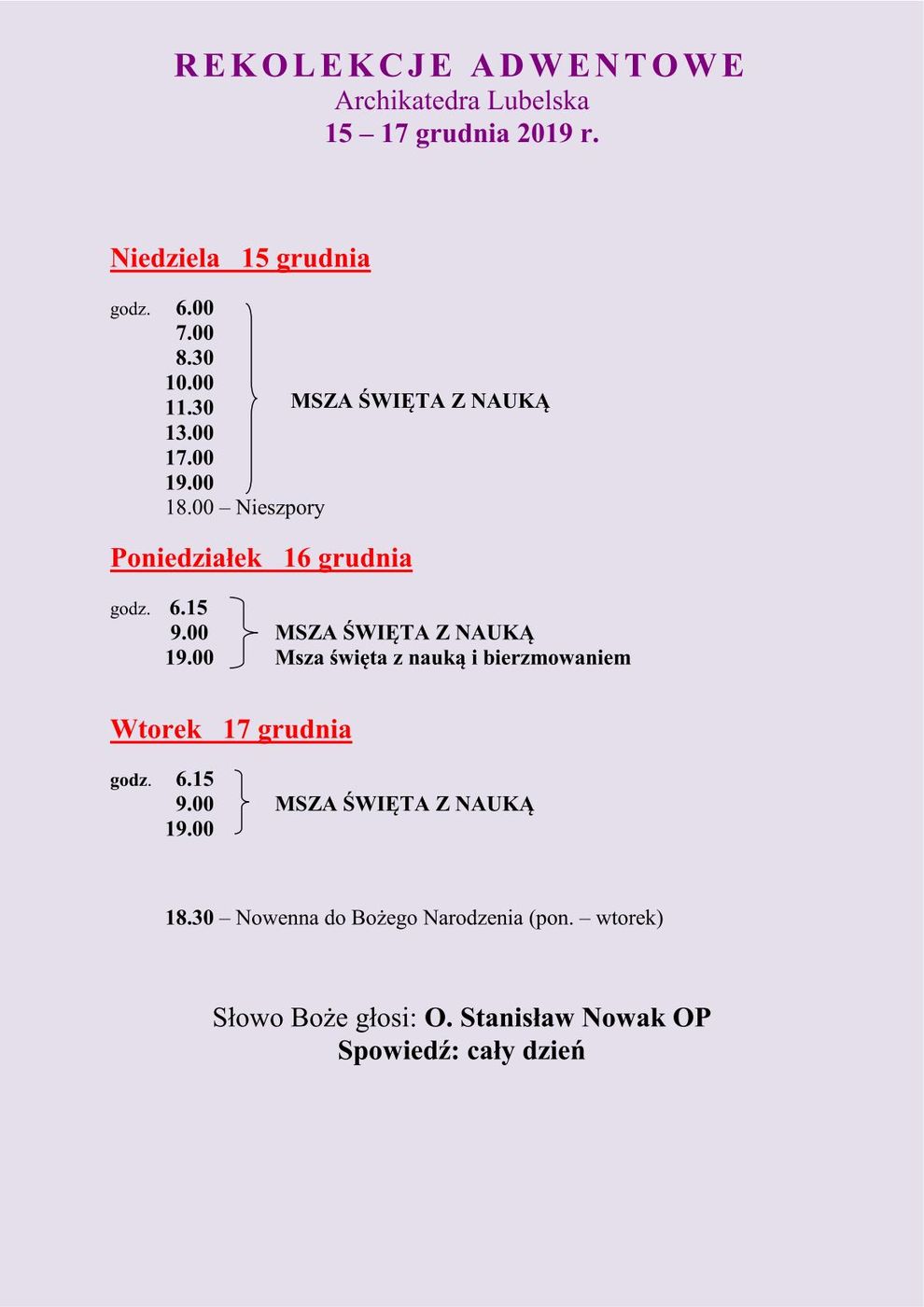 Rekolekcje adwentowe!19