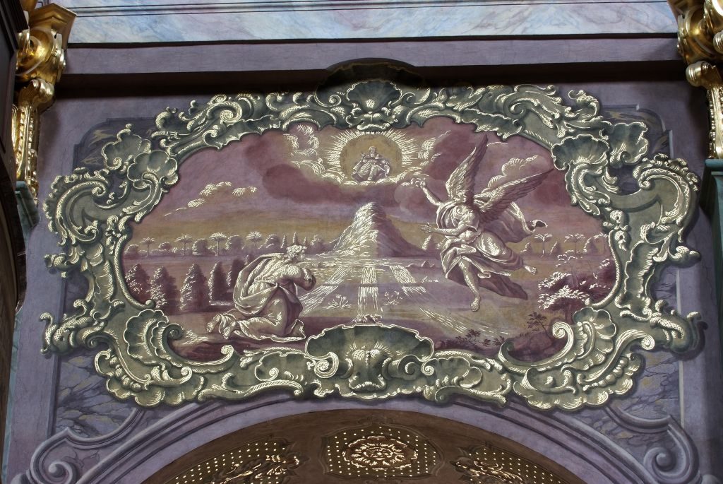 Barokowa kompozycja ścienna